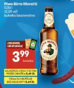 Delikatesy Centrum Piwo Birra Moretti oferta