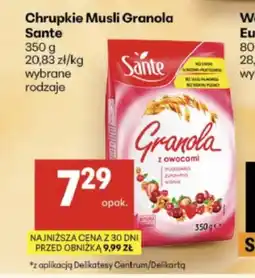 Delikatesy Centrum Musli Sante oferta