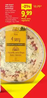 Lidl Pizza z pieca kamiennego capricciosa Chef Select oferta
