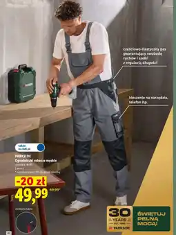 Lidl Ubranie robocze Parkside oferta