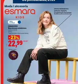 Lidl Bluza dresowa Esmara oferta