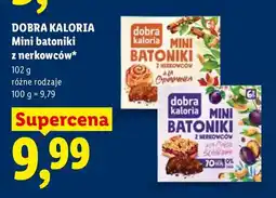 Lidl Mini batoniki z nerkowców a la ciasto śliwkowe Dobra Kaloria oferta