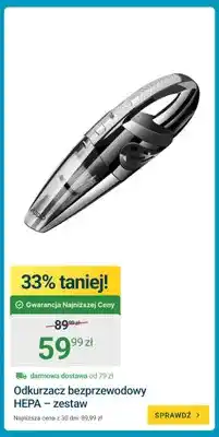 ERLI Odkurzacz bezprzewodowy Hepa – zestaw Appio oferta