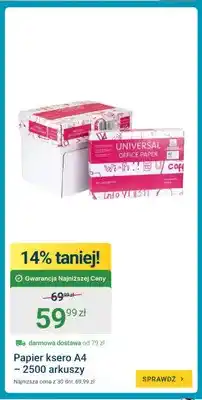 ERLI Papier ksero A4 2500 arkuszy oferta
