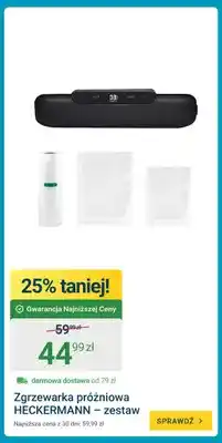 ERLI Zgrzewarka próżniowa Heckermann zestaw oferta