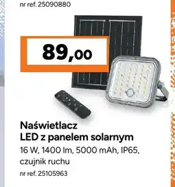 Bricoman Naświetlacz LED z panelem solarnym Videx oferta