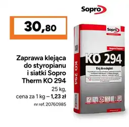 Bricoman Zaprawa klejąca do styropianu i siatki Sopro Therm oferta
