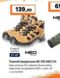 Bricoman Trzewiki bezpieczne 82-120 S3 Neo Tools oferta