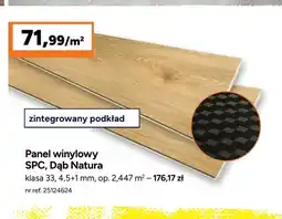 Bricoman Panel winylowy Spc Dąb Natura oferta