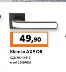 Bricoman Klamka Axe Qr czarno-biała oferta
