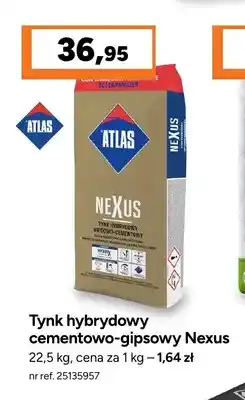 Bricoman Tynk hybrydowy cementowo-gipsowy Nexus Atlas oferta