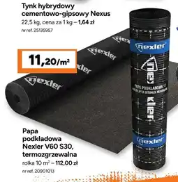 Bricoman Papa podkładowa Nexler V60 S30 termozgrzewalna oferta