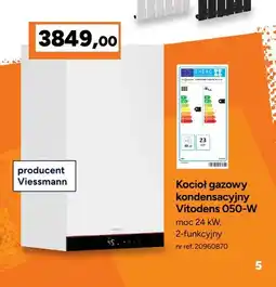 Bricoman Kocioł gazowy kondensacyjny Vitodens 050-W Viessmann oferta