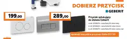 Bricoman Przycisk spłukujący do stelaża Geberit seria Delta 20 kolor czarny mat oferta