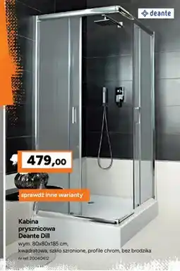 Bricoman Kabina prysznicowa Deante Dill oferta