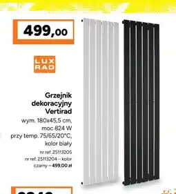 Bricoman Grzejnik dekoracyjny Vertirad Lux Rad oferta