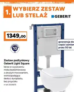 Bricoman Zestaw podtynkowy Geberit Light Square oferta