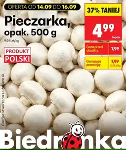 Biedronka Pieczarki oferta