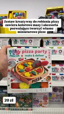 Pepco Zestaw kreatywny Play Creative Pizza Party oferta