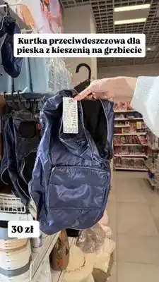 Pepco Kurtka przeciwdeszczowa dla psa For Pets z kieszenią na grzbiecie oferta