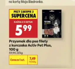 Biedronka Przysmak dla psa Activ Pet oferta