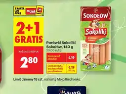 Biedronka Parówki Sokołów oferta