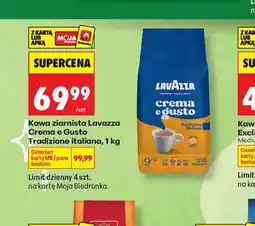 Biedronka Kawa ziarnista Lavazza oferta