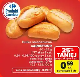 Carrefour Bułka śniadaniowa Carrefour oferta