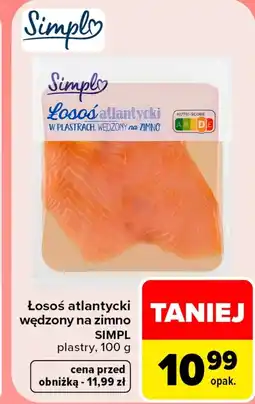Carrefour Łosoś w plastrach Simpl oferta