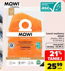 Carrefour Łosoś wędzony MOWI oferta