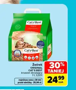 Carrefour Żwirek Cat's Best oferta