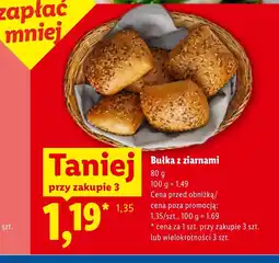 Lidl Bułka z ziarnem oferta