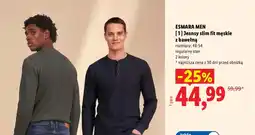 Lidl Jeansy męskie Esmara oferta