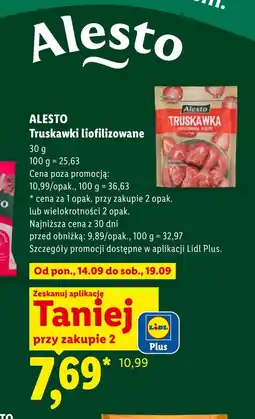 Lidl Truskawki Alesto oferta