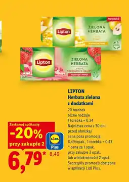 Lidl Herbata Lipton oferta