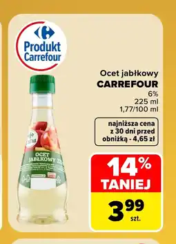 Carrefour Market Ocet jabłkowy Carrefour oferta