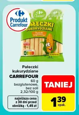 Carrefour Market Pałeczki kukurydziane Carrefour oferta