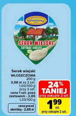 Carrefour Market Serek wiejski Włoszczowa oferta