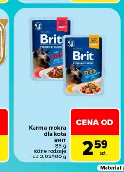 Carrefour Market Mokra karma dla kota Brit Premium oferta