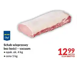 Makro Schab wieprzowy bez kości - vacuum oferta