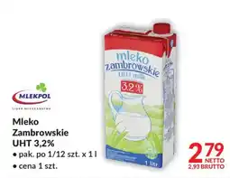Makro Mleko Zambrowskie UHT 3,2% oferta