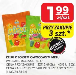 Top Market Żelki z sokiem owocowym Melu oferta