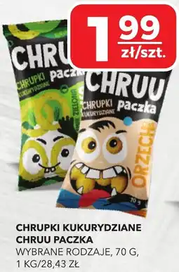 Top Market Chrupki kukurydziane Chruu Paczka oferta