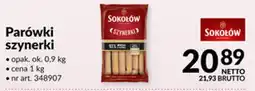 Makro Parówki szynerki Sokolów oferta
