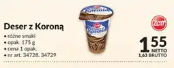 Makro Deser z Koroną Zott oferta