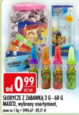 Sklepy Doroty Słodycze z zabawką Maxco oferta