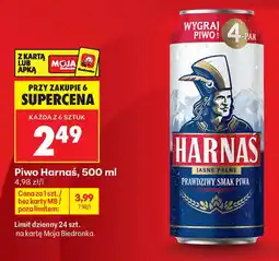 Biedronka Piwo Harnaś oferta