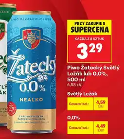 Biedronka Piwo Żatecký Světlý oferta
