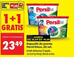 Biedronka Kapsułki do prania Persil Discs oferta