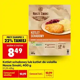 Biedronka Kotlet schabowy Nasze Smaki oferta